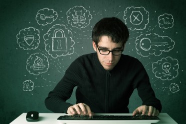 http://www.dreamstime.com/royalty-free-stock-images-young-nerd-hacker-virus-hacking-thoughts-green-background-image35193479
